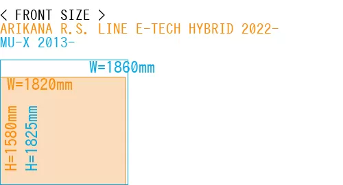 #ARIKANA R.S. LINE E-TECH HYBRID 2022- + MU-X 2013-